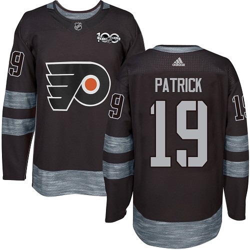 Kinder Philadelphia Flyers Eishockey Trikot Nolan Patrick #19 Authentic Schwarz 1917-2017 100th Anniversary